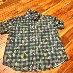 RSVLTS Shirt Mens Size 3xl A Christmas Story on Cleveland Street Button Down